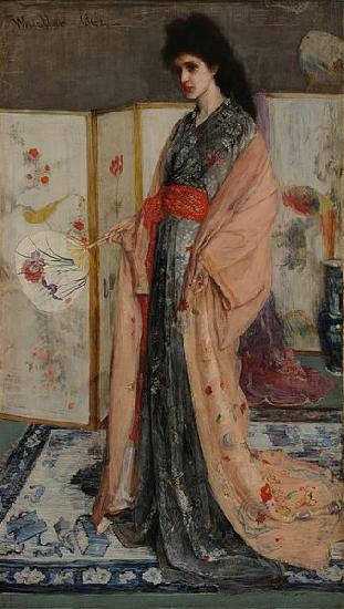 James Abbott McNeil Whistler La Princesse du pays de la porcelaine Sweden oil painting art